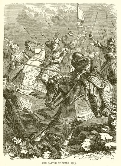 Spurs Savaşı, 1513 by English School