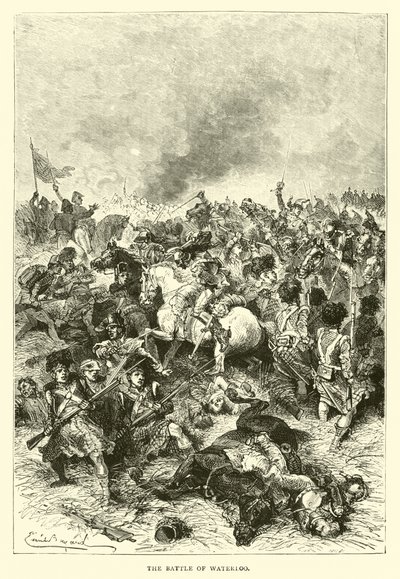 Waterloo Savaşı by English School