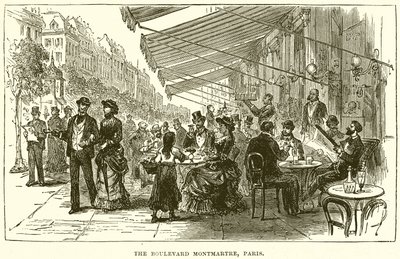 Boulevard Montmartre, Paris by English School