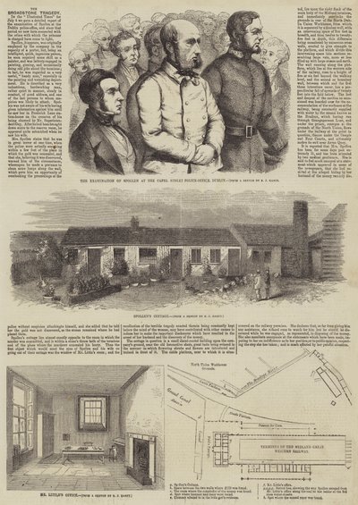 Broadstone Trajedisi (gravür) by English School