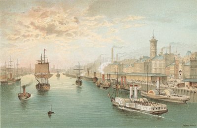 Broomielaw, Glasgow - Batıya Bakış by English School