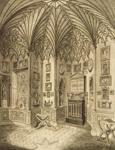 Dolap, T. Morris tarafından, Horace Walton tarafından Strawberry Hill