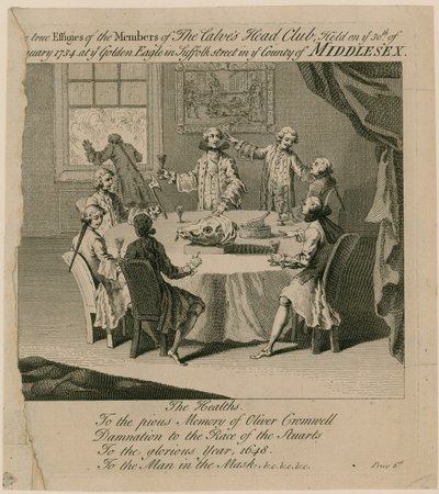 The Calve Head Club, 30 Ocak 1734