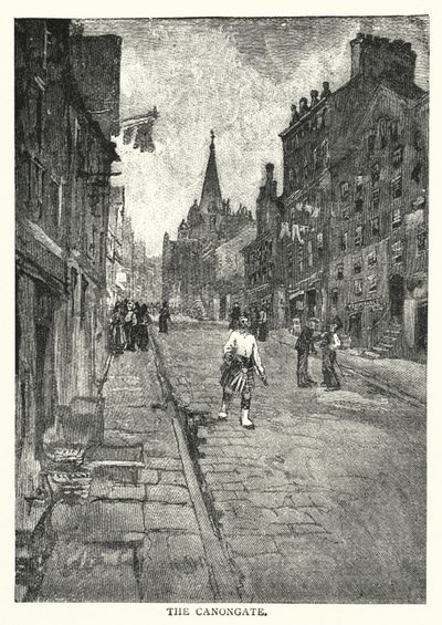 Canongate (gravür) by English School