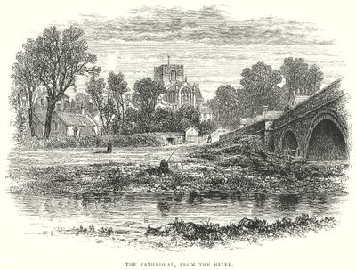 Katedral, Nehirden (gravür) by English School