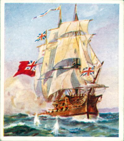 "Centurion" (renkli taş baskı) by English School