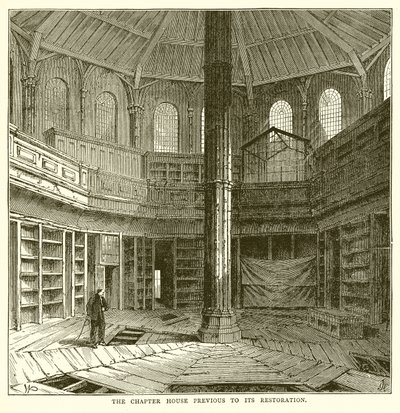 Bölüm Evi, restorasyonundan önceki by English School