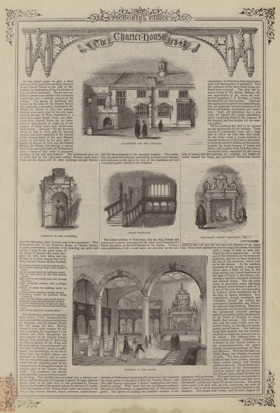 Charterhouse, 1843 by English School