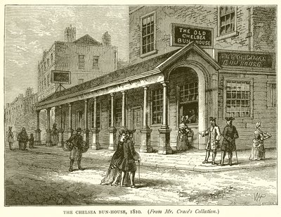Chelsea Bun Evi, 1810 by English School