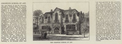 Chiswick Sanat Okulu (gravür) by English School