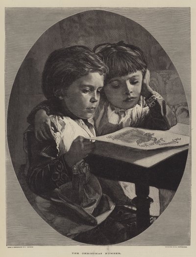 Noel Numarası (gravür) by English School
