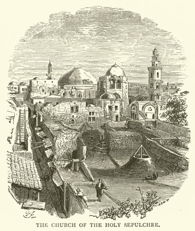 Kutsal Kabir Kilisesi (gravür) by English School