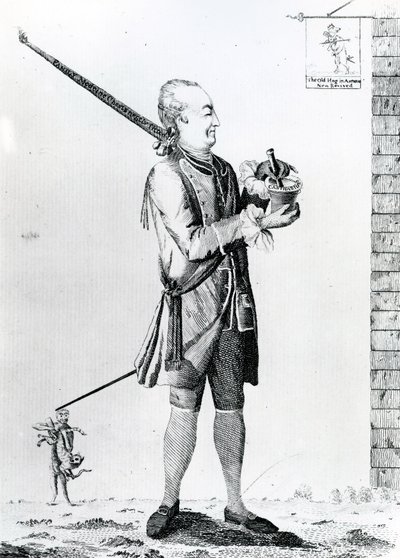 The Chymical Makarna, G. Terry tarafından yayınlandı, 1772 (mezzotint) by English School