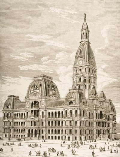 The City Hall, Chicago, 1870 dolayları, Dini Yol Derneği tarafından yayınlanan 