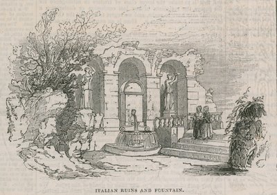 Kolezyum - İtalyan kalıntıları ve çeşme by English School