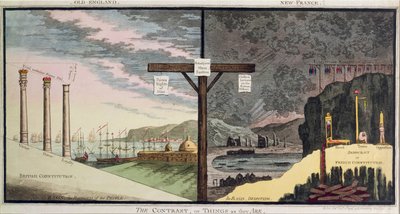 The Contrast, or Things as they Are, Hannah Humphrey tarafından 1796