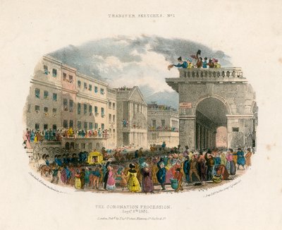 Coronation Alayı, 8 Eylül 1831 by English School