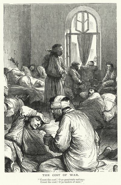 Savaşın Bedeli (gravür) by English School