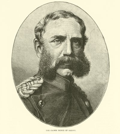 Saksonya Veliaht Prensi, Ağustos 1870 by English School