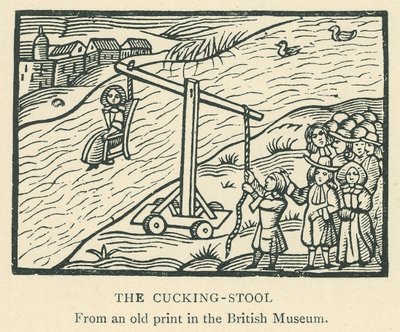 Cucking-Stool (lito) by English School