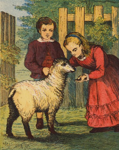 "Guguk Kuşu" kuzusu (renkli taş baskı) by English School