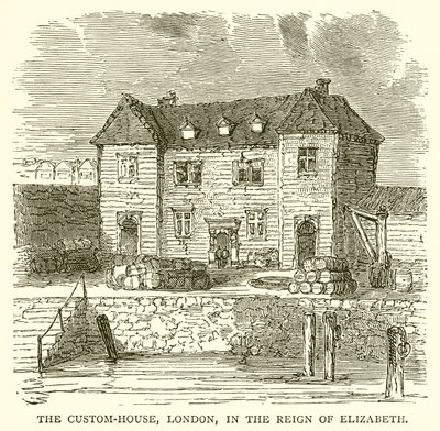 Gümrük Binası, Londra, Elizabeth Döneminde by English School