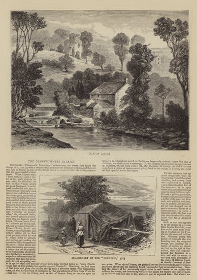 Derwentwater Estates (gravür) by English School