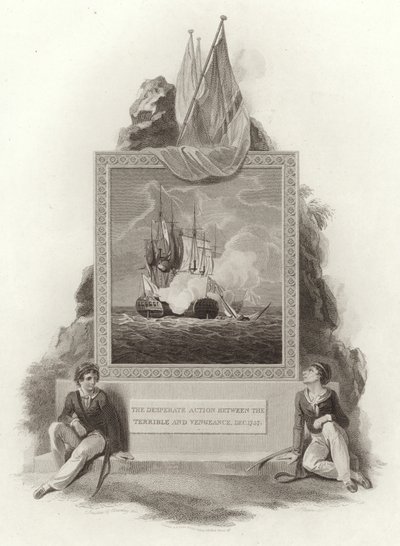 Korkunç ve İntikam arasındaki Çaresiz eylem, Aralık 1757 by English School