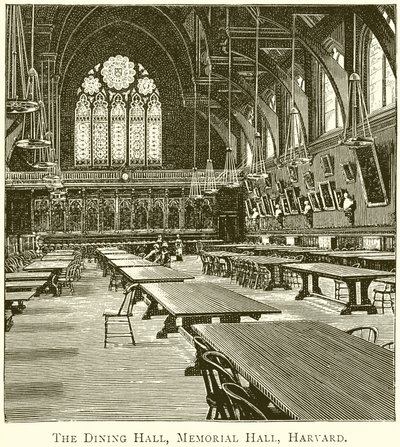 Yemek Salonu, Memorial Hall, Harvard by English School
