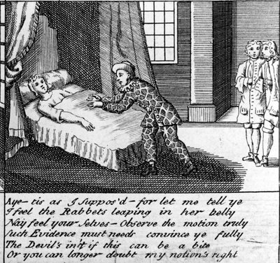 The Doctor in Labour veya Guildford'dan New Whim Wham, c.1726 by English School