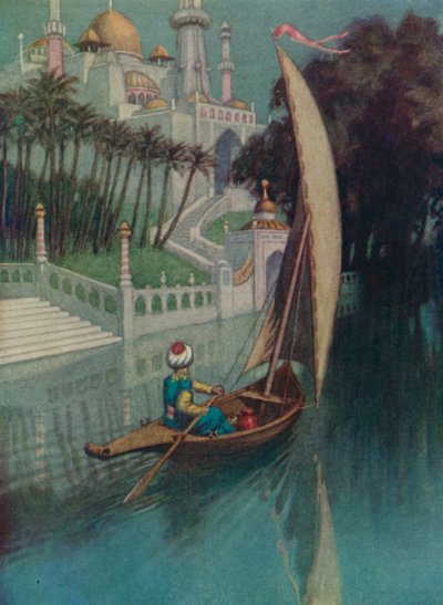 Rüya Sarayı (renkli taş baskı) by English School