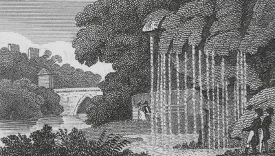 The Dropping Well, Knaresborough (gravür) by English School