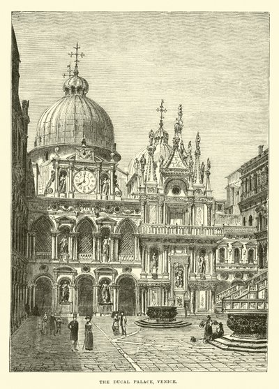 Ducal Sarayı, Venedik by English School