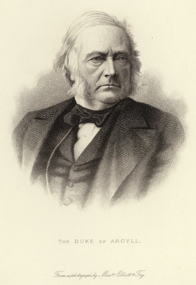 Argyll Dükü (1823 - 1900) by English School
