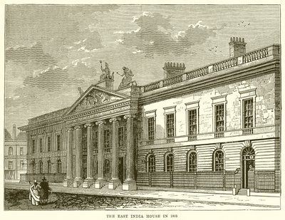 1803 yılında Doğu Hindistan Evi by English School