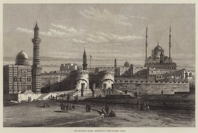 Mısır Krizi, Kaleye Giriş, Kahire (gravür) by English School