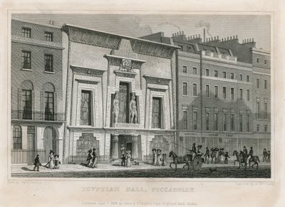Mısır Salonu, Piccadilly by English School