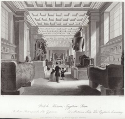 British Museum Mısır Odası by English School