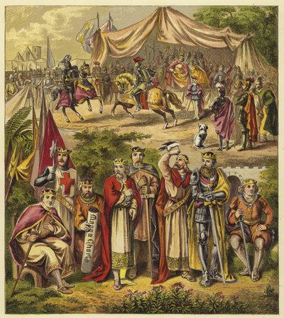 Sekiz İlk Plantagenet Kralı; Kral Henry II, Kral Richard I, Kral John, Kral Henry III, Kral Edward I, Kral Edward II, Kral Edward III, Kral Richard II by English School