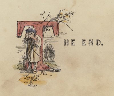 Son (renkli gravür) by English School