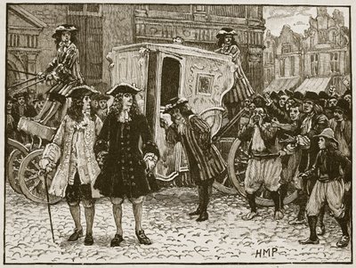 İngiliz tam yetkili Utrecht sokaklarında hakarete uğradı, 1712, Cassells Illustrated History of England