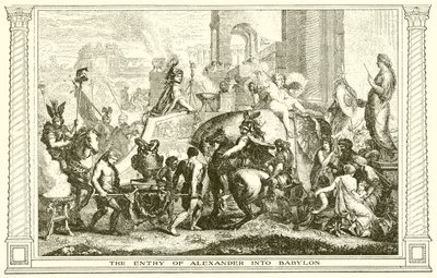 İskender'in Babil'e Girişi by English School