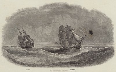 Deneysel Filo (gravür) by English School