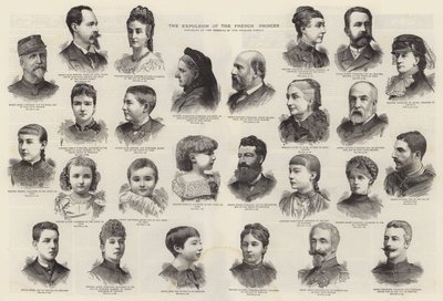 Fransız Prenslerinin Sınırdışı Edilmesi (gravür) by English School