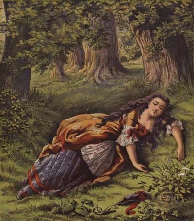 Çeşmedeki Peri veya İki Kız (renkli taş) by English School