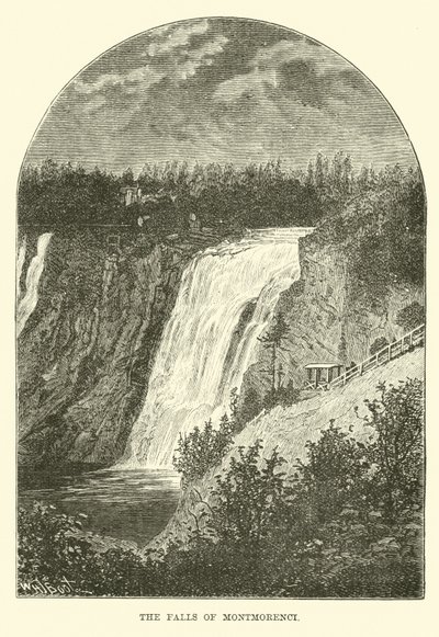 Montmorenci Şelaleleri by English School