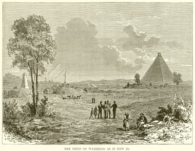Waterloo Tarlası şimdi olduğu gibi by English School