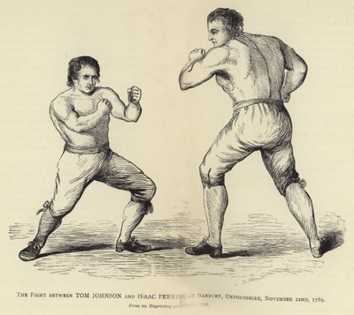 Tom Johnson ve Isaac Perrins Arasındaki Dövüş, Banbury, Oxfordshire
