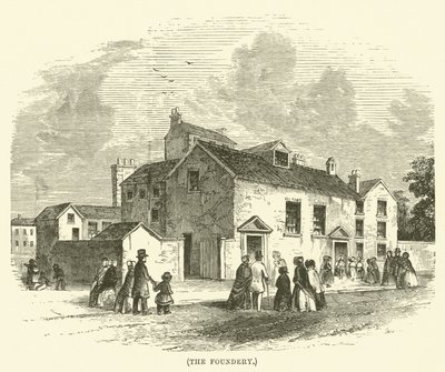 The Foundery (gravür) by English School