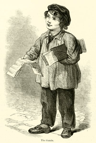 Gamin (gravür) by English School